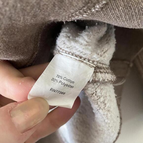 J CREW beige tan cotton pullover sweatshirt - Picture 4 of 6